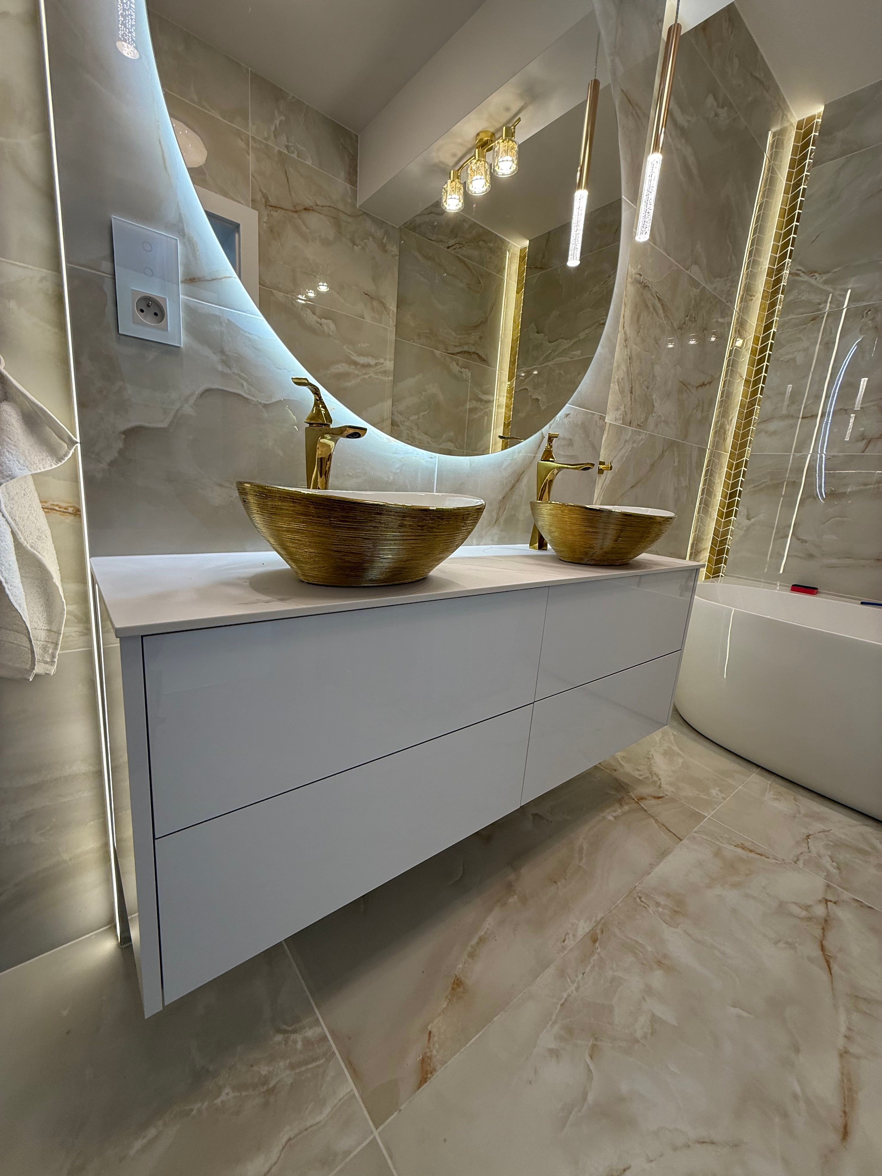 Zabudowa pralki i suszarki w łazience na wymiar Ustka