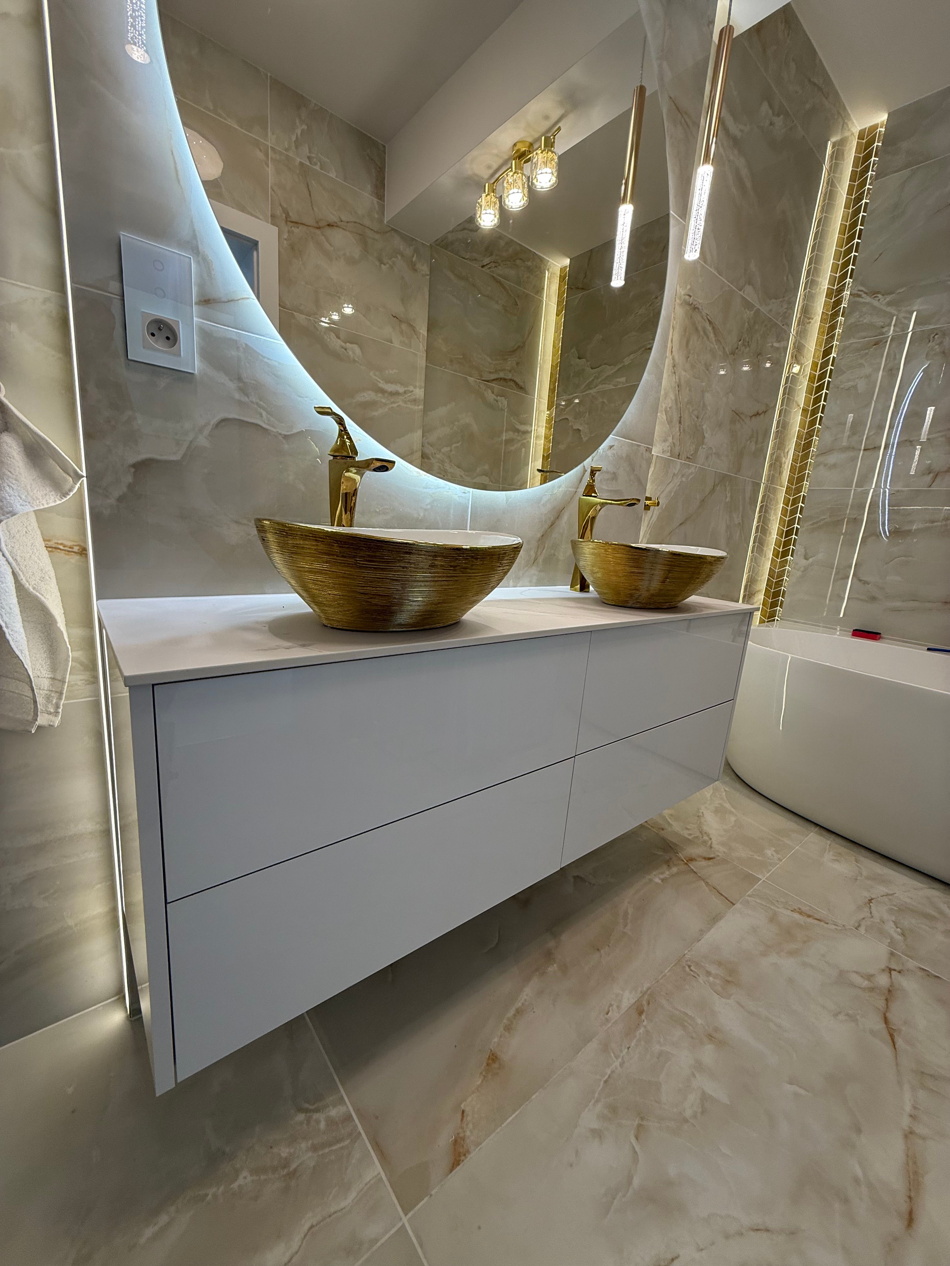 Szafka łazienkowa pod umywalkę na wymiar w Bydlinie