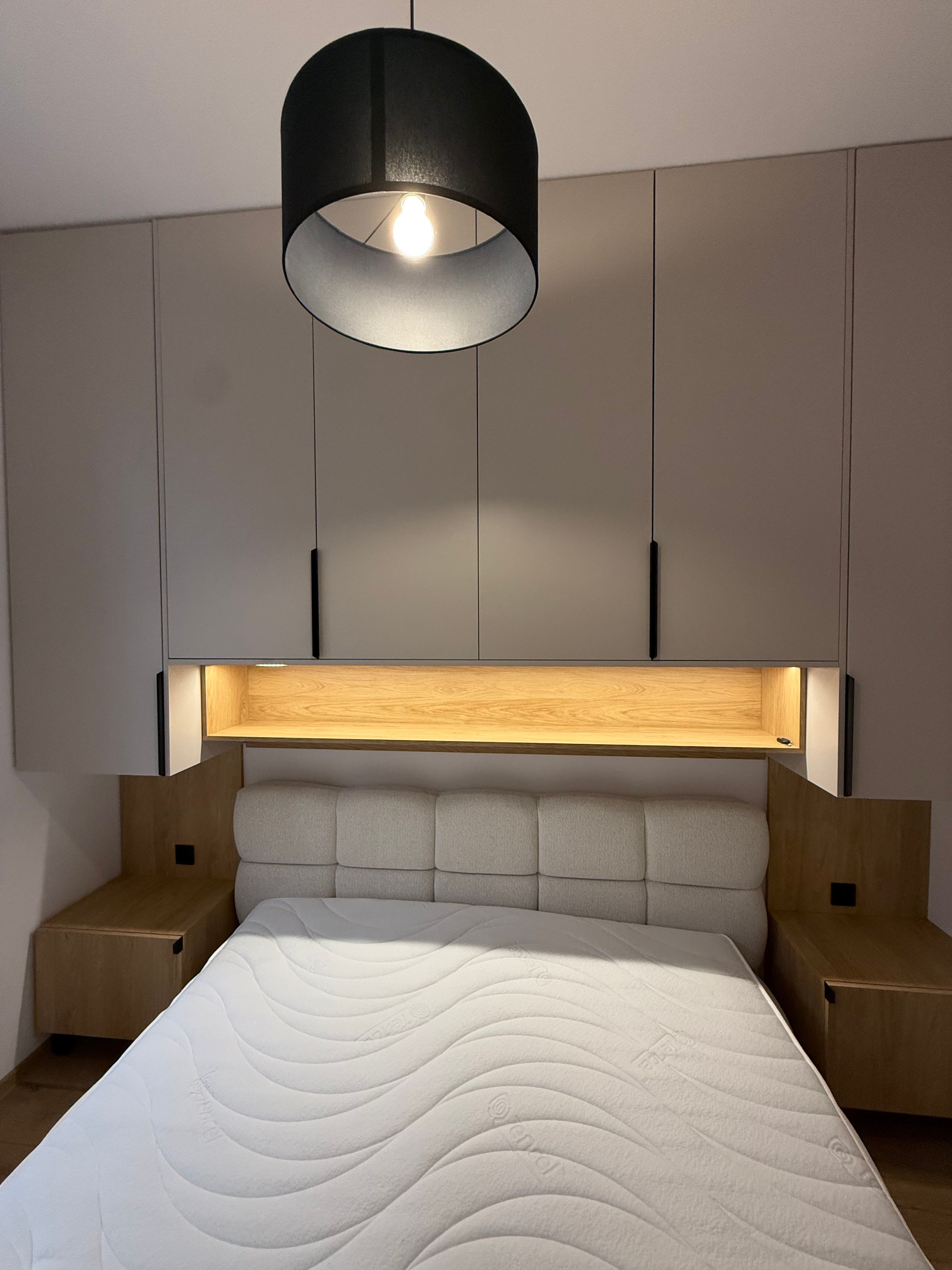 Nowoczesna szafa do sypialni na wymiar Słupsk - Projekt i montaż